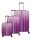 Travelite Lascana Edition 4W L/M/S Kofferset Purple Degrade