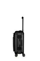 Travelite Next 4w Trolley S mit Vortasche 55 Schwarz