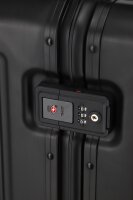 Travelite Next 4w Trolley S mit Vortasche 55 Schwarz