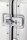 Travelite Next 4w Trolley S mit Vortasche 55 Silber