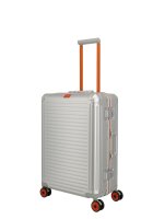 Travelite Next 4w Trolley M Silber-Orange