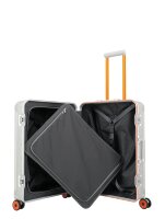 Travelite Next 4w Trolley M Silber-Orange