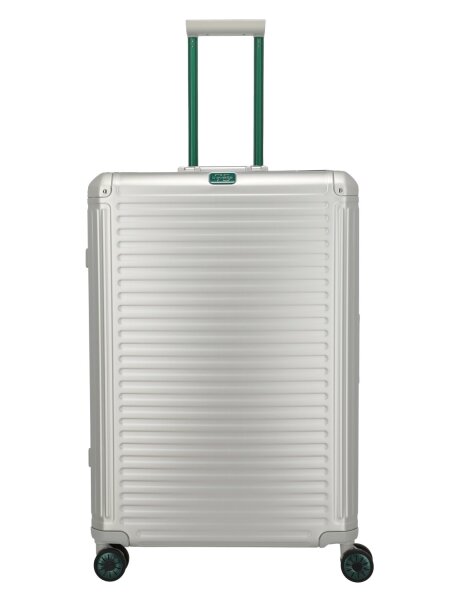 Travelite Next 4w Trolley L Silber-Grün