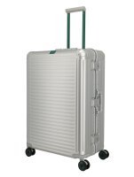 Travelite Next 4w Trolley L Silber-Grün