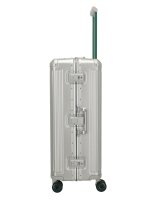 Travelite Next 4w Trolley L Silber-Grün