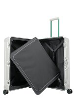 Travelite Next 4w Trolley L Silber-Grün