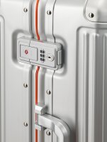 Travelite Next 4w Trolley L Silber-Orange