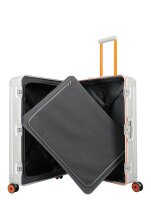 Travelite Next 4w Trolley L Silber-Orange