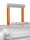 Travelite Next 4w Trolley L Silber-Orange