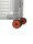 Travelite Next 4w Trolley L Silber-Orange