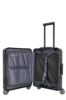 Travelite Next 4w Trolley S mit Vortasche 55 Schwarz