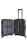Travelite Next 4w Trolley S mit Vortasche 55 Schwarz