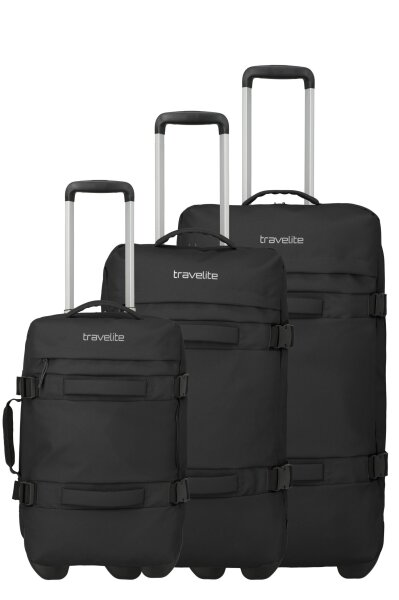 Travelite Bolonia Wheeled Duffle L/M/S Black