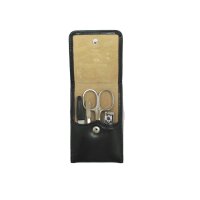 Windrose Taschenmanicure Merino Schwarz