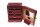 Windrose Schmuckkoffer Merino Rot