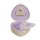 Windrose Herzdose Klein Merino Moda Beige
