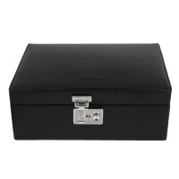 Windrose Uhrenkoffer Beluga Schwarz
