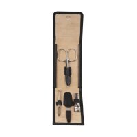 Windrose Taschenmanicure Beluga Schwarz