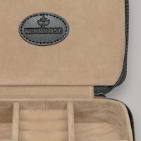 Windrose Merino Charmbox klein Schwarz