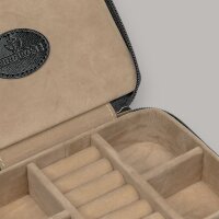 Windrose Merino Charmbox klein Schwarz