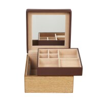 Windrose Schmuckkasten Klein Wood Braun