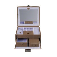 Windrose Corbello Schmuckkoffer Mocca