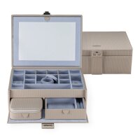 Windrose Corbello Schmuckkoffer Taupe