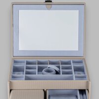 Windrose Corbello Schmuckkoffer Taupe