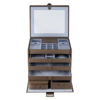Windrose Corbello Schmuckkoffer XL Mocca