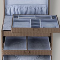 Windrose Corbello Schmuckkoffer XL Mocca