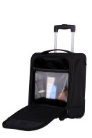 Travelite Cabin 2w Bordtrolley Underseater schwarz