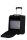Travelite Cabin 2w Bordtrolley Underseater schwarz
