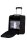 Travelite Cabin 2w Bordtrolley Underseater schwarz