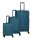 Travelite Umbria 4w L/M/S Kofferset Petrol