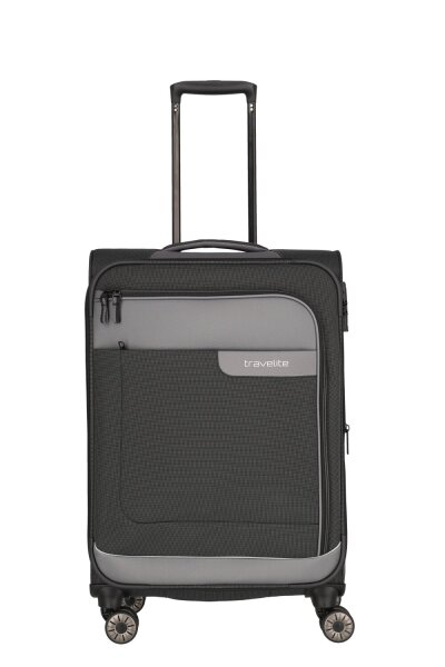 Travelite Viia 4w Trolley M  67 Schiefer