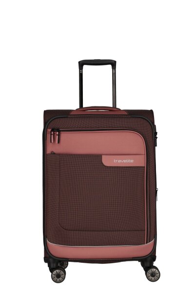 Travelite Viia 4w Trolley M  67 Frühlingsrose