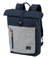Travelite Basics Rollup Rucksack Marine/Grau