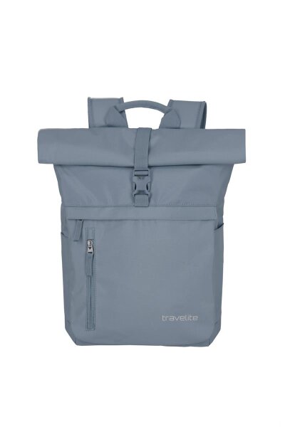 Travelite Basics Rollup Rucksack Rauchblau