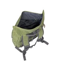 Travelite Basics Rollup Rucksack Grün/Grau