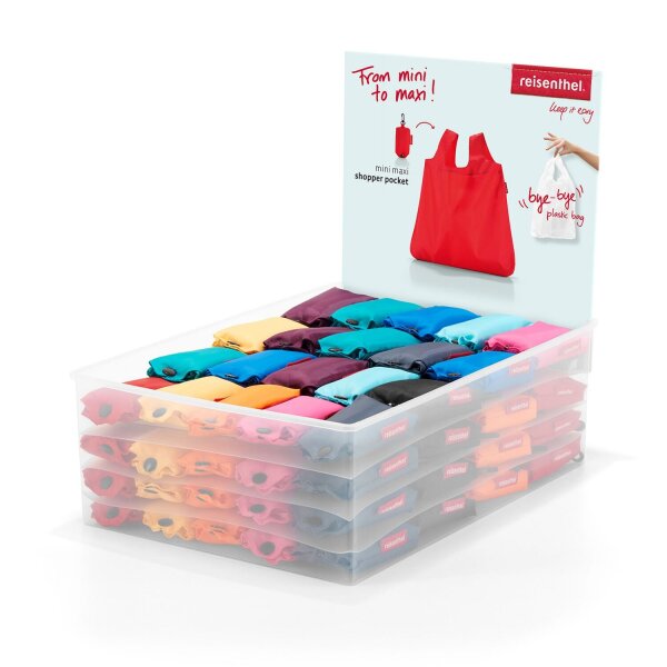 Reisenthel Mini Maxi Shopper Pocket Display display