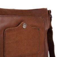 The Chesterfield Brand Bodin Überschlagtasche Flapoverbag medium  26 Cognac