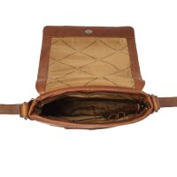 The Chesterfield Brand Bodin Überschlagtasche Flapoverbag medium  26 Cognac