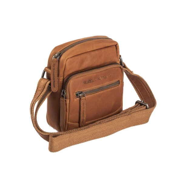 The Chesterfield Brand Bremen Schultertasche Shoulderbag uni sm  17 Cognac