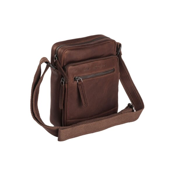 The Chesterfield Brand Birmingham Schultertasche Shoulderbag Uni M  21 Brown