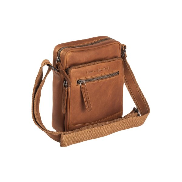 The Chesterfield Brand Birmingham Schultertasche Shoulderbag Uni M  21 Cognac