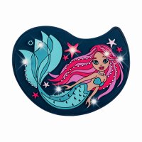 DerDieDas Wechselbuttons LED, 1 Stück Kletties Mermaid