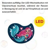 DerDieDas Wechselbuttons LED, 1 Stück Kletties Mermaid