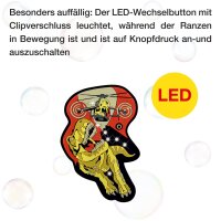 DerDieDas Wechselbuttons LED, 1 Stück Kletties Rex