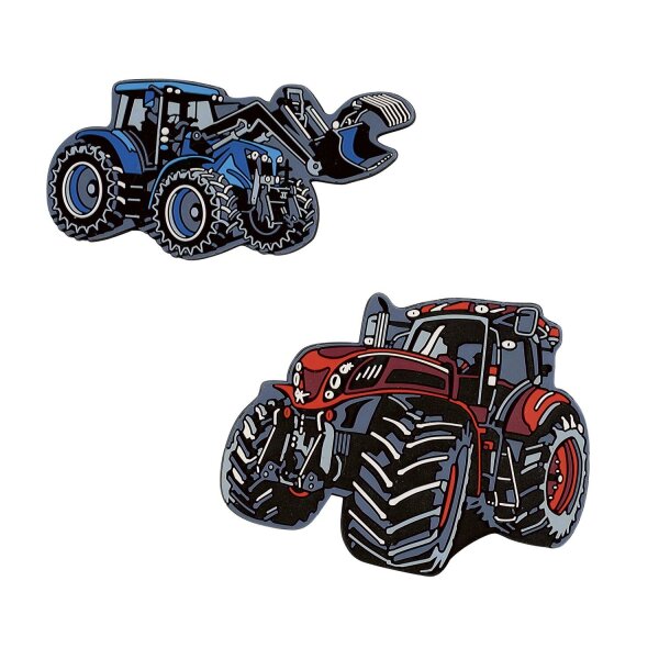 DerDieDas Wechselbuttons, 2tlg. Kletties Traktor