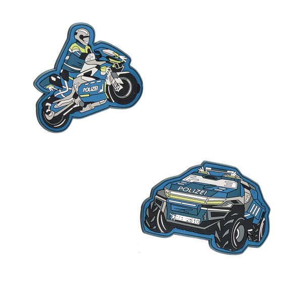 DerDieDas Wechselbuttons, 2tlg. Kletties Blue Speed